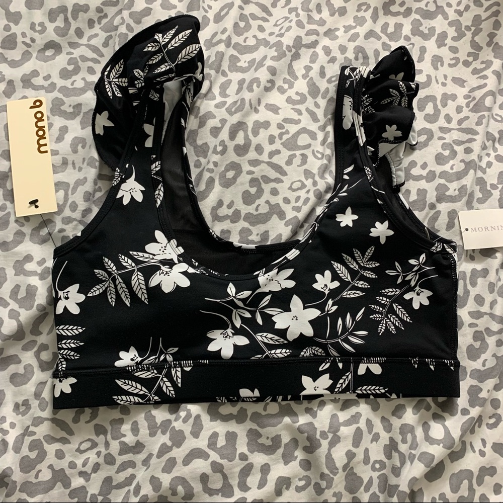 Floral swim top